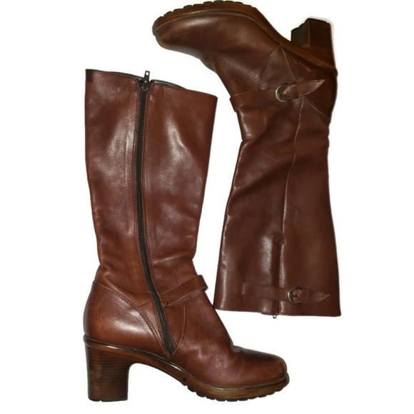 dansko brown leather boots